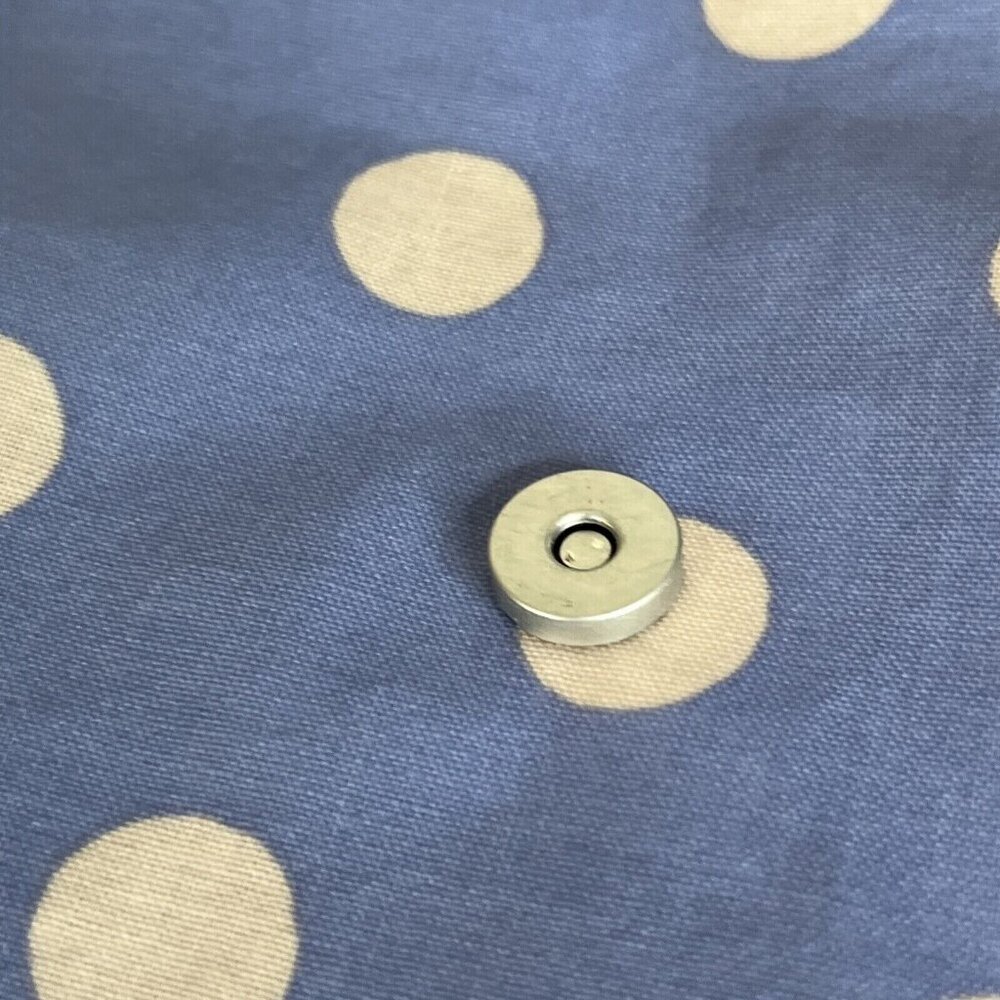 Cath Kidston London Light Blue Polka Dot Fold Over Backpack NWOT - Picture 13 of 16